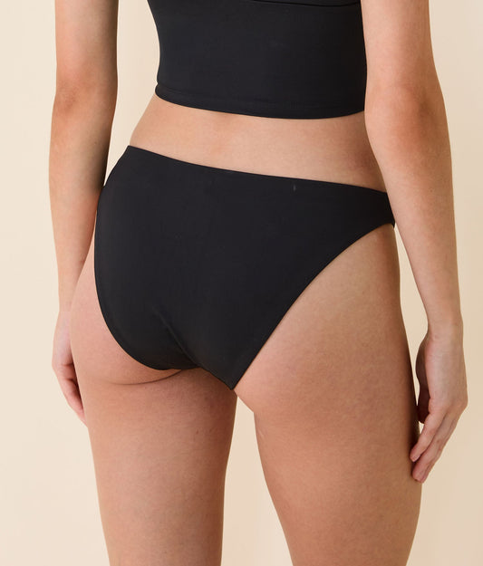 The Signature Bikini Bottom - Eco Nylon - Black