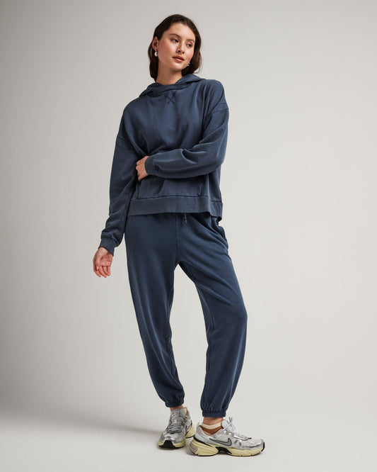 Womens Recycled Fleece Classic Sweatpant - Recycled Fleece - Mineral Moonlit Ocean