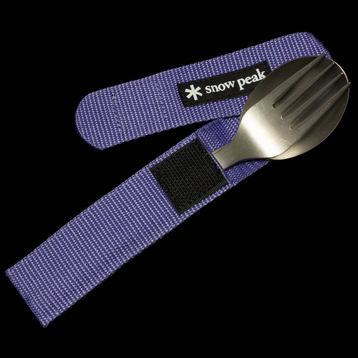 Titanium Fork & Spoon Set - Purple Case