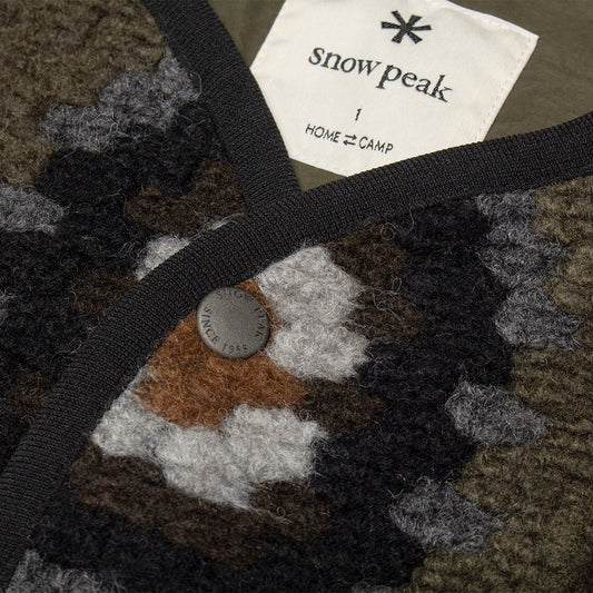Women's Wool Jacquard Cardigan