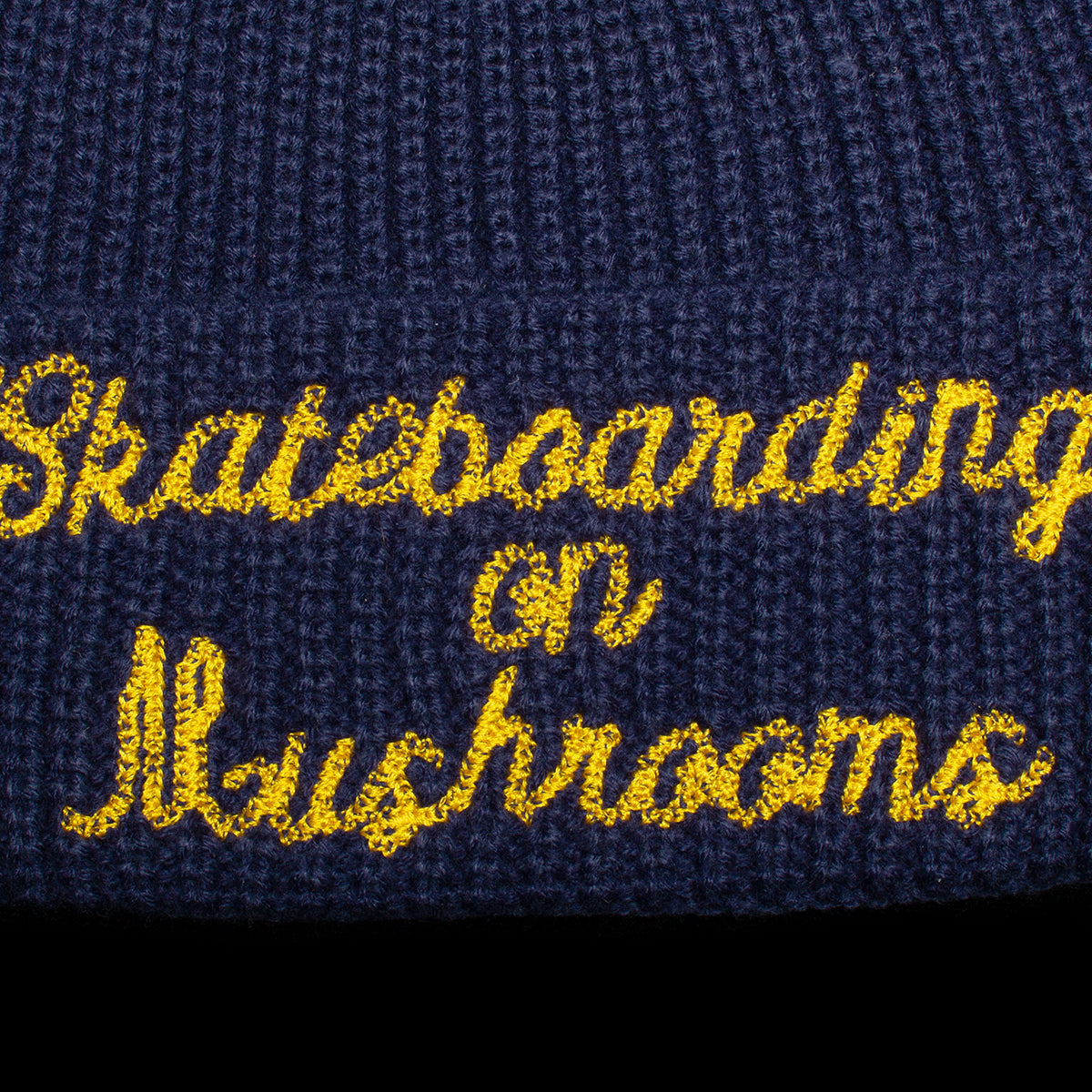 Skateboarding On Mushrooms Beanie