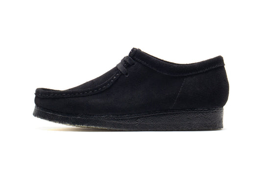 Wallabee Black Suede
