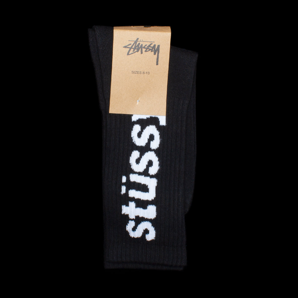 Helvetica Jacquard Crew Sock