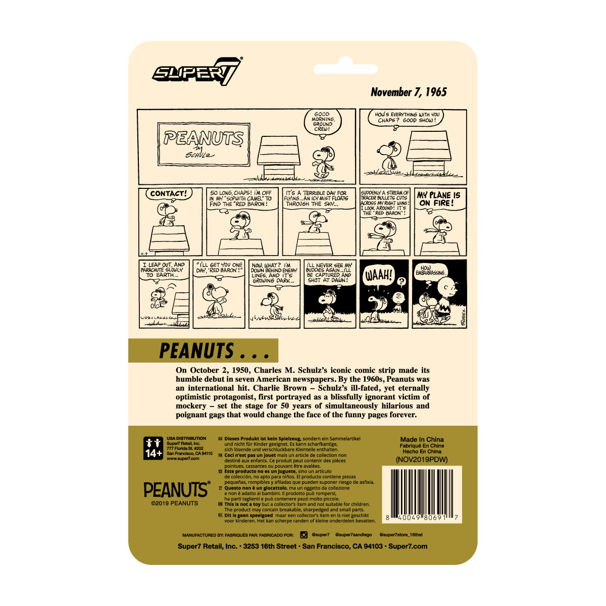 Peanuts ReAction Figure Wave 2 - Snoopy Flying Ace