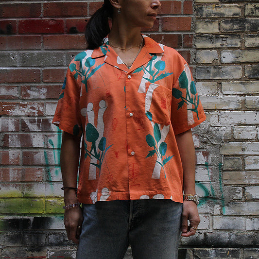 Women's S/S Tom Krol Flowers Shirt