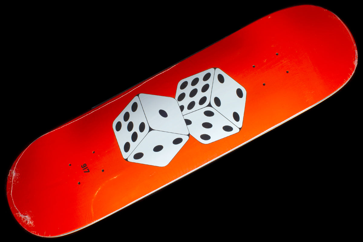 Orange Dice Deck 8.25"