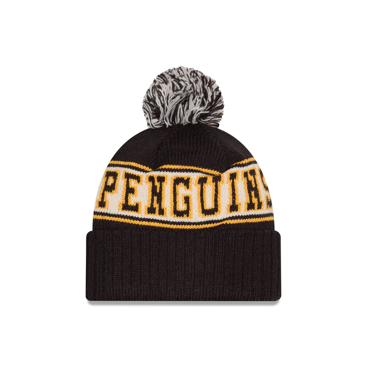 Pittsburgh Penguins Retro Pom Knit Hat