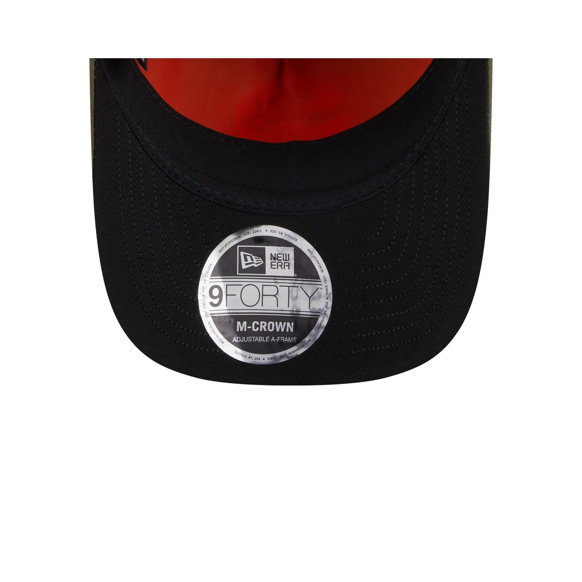 Alpha Industries x Pittsburgh Steelers Olive Green 9FORTY M-Crown A-Frame Snapback Hat