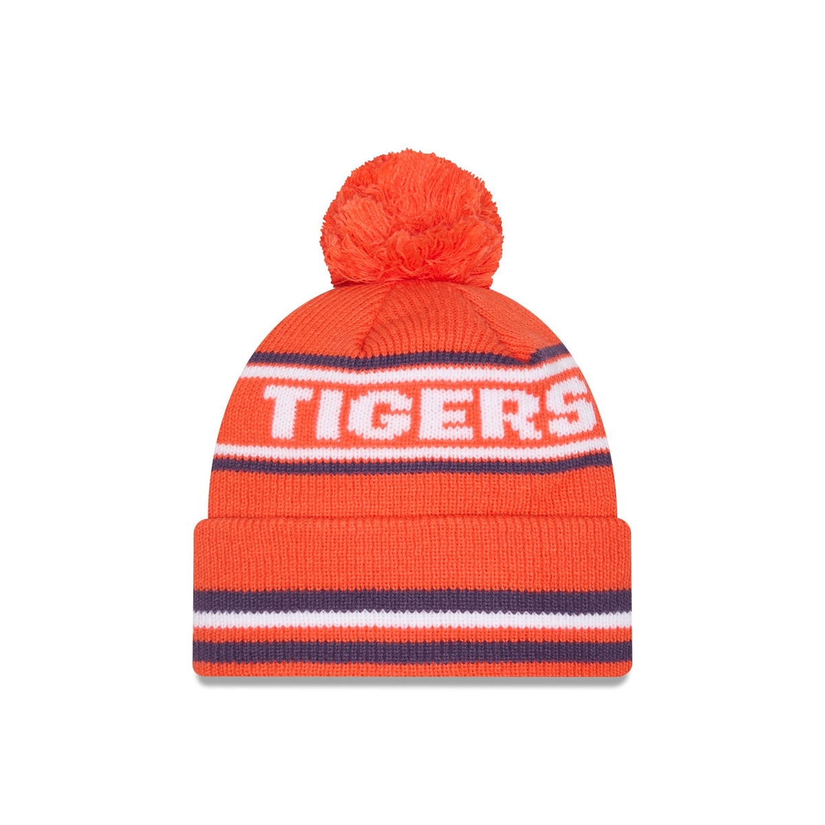 Clemson Tigers Classic Pom Knit Hat