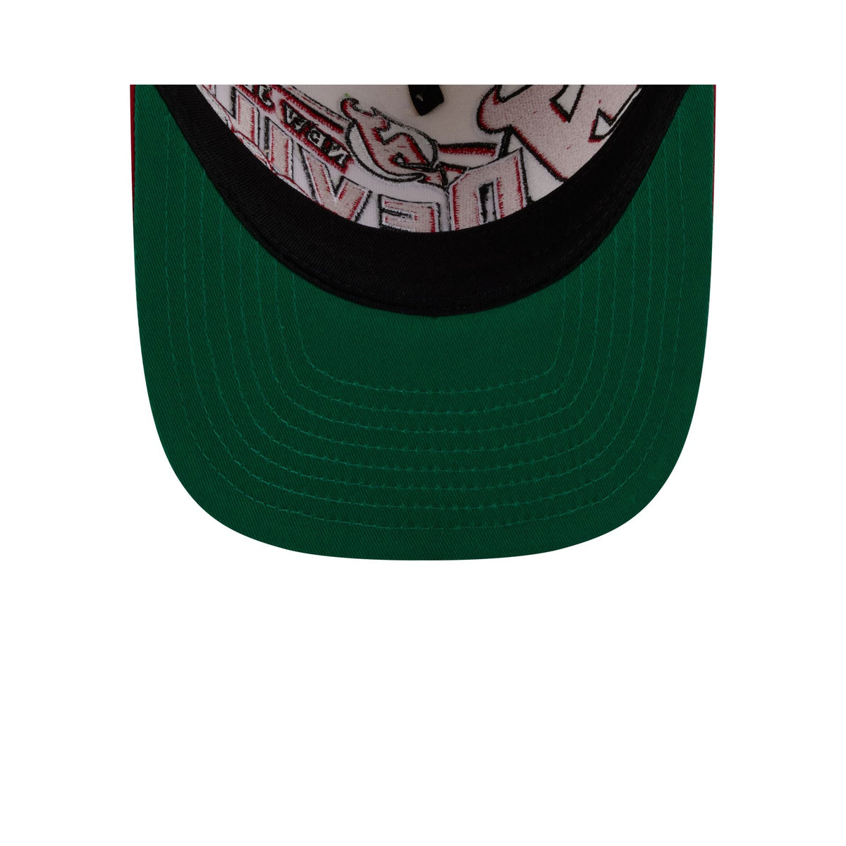 New Jersey Devils Chrome White Classic 9FIFTY A-Frame Snapback Hat