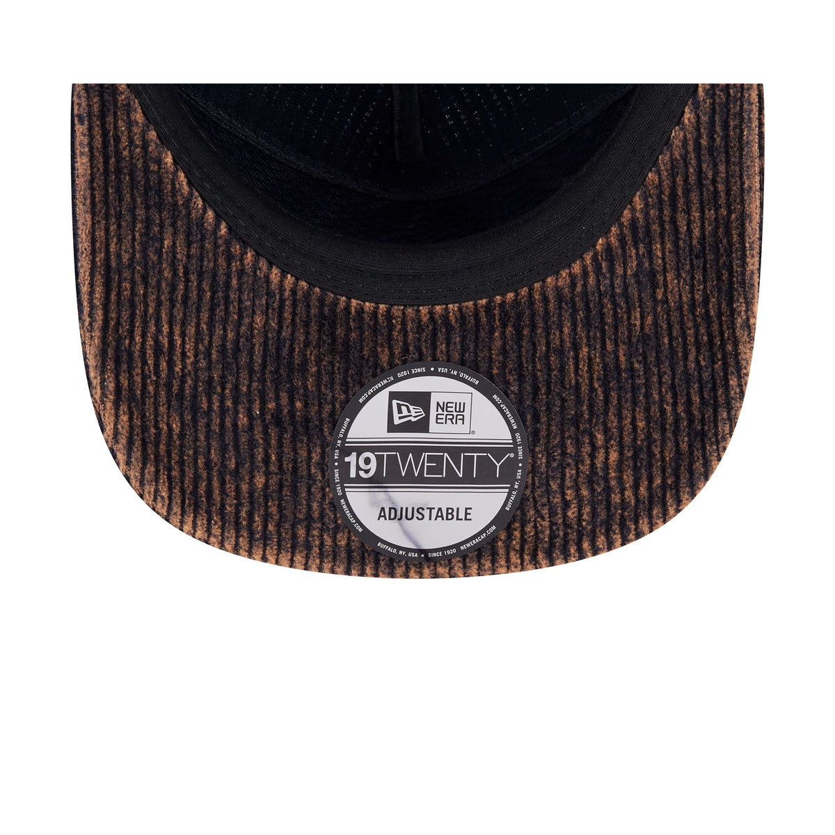 New Era Cap Washed Corduroy Navy 19TWENTY Adjustable Hat