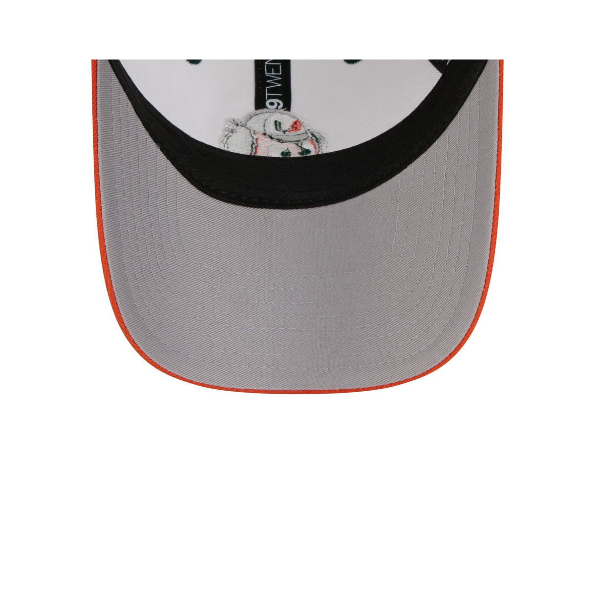 New Era x adidas Miami Hurricanes White Mascot 9TWENTY Adjustable Hat