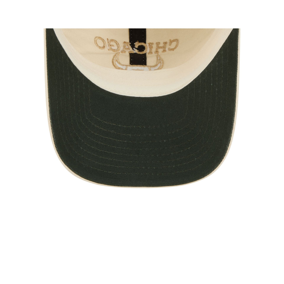 Chicago Bulls Team Logo Cream Casual Classic Adjustable Hat