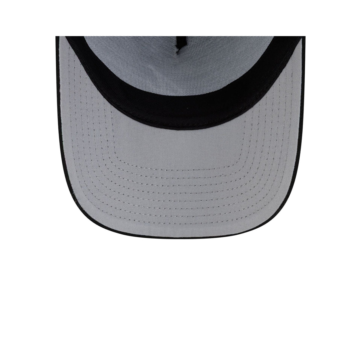 Atlanta Braves Side Script Black 9FORTY A-Frame Trucker Hat