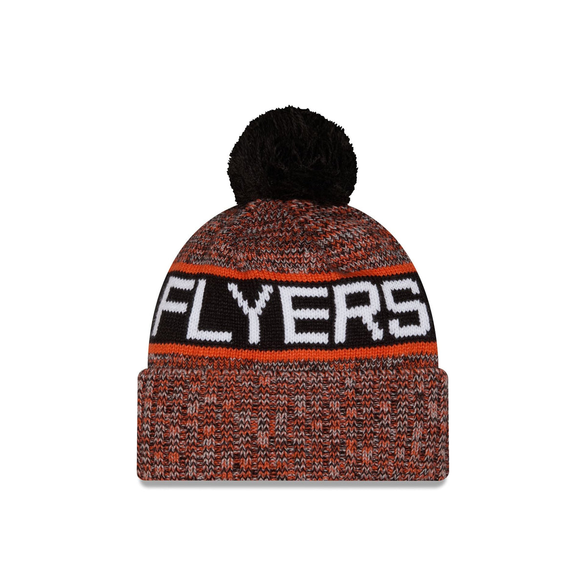 Philadelphia Flyers Tri Color Pom Knit Hat