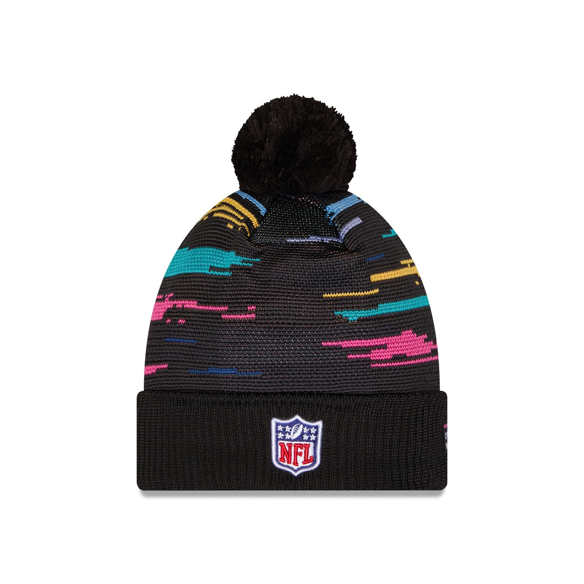 New England Patriots 2026 Crucial Catch Pom Knit Hat