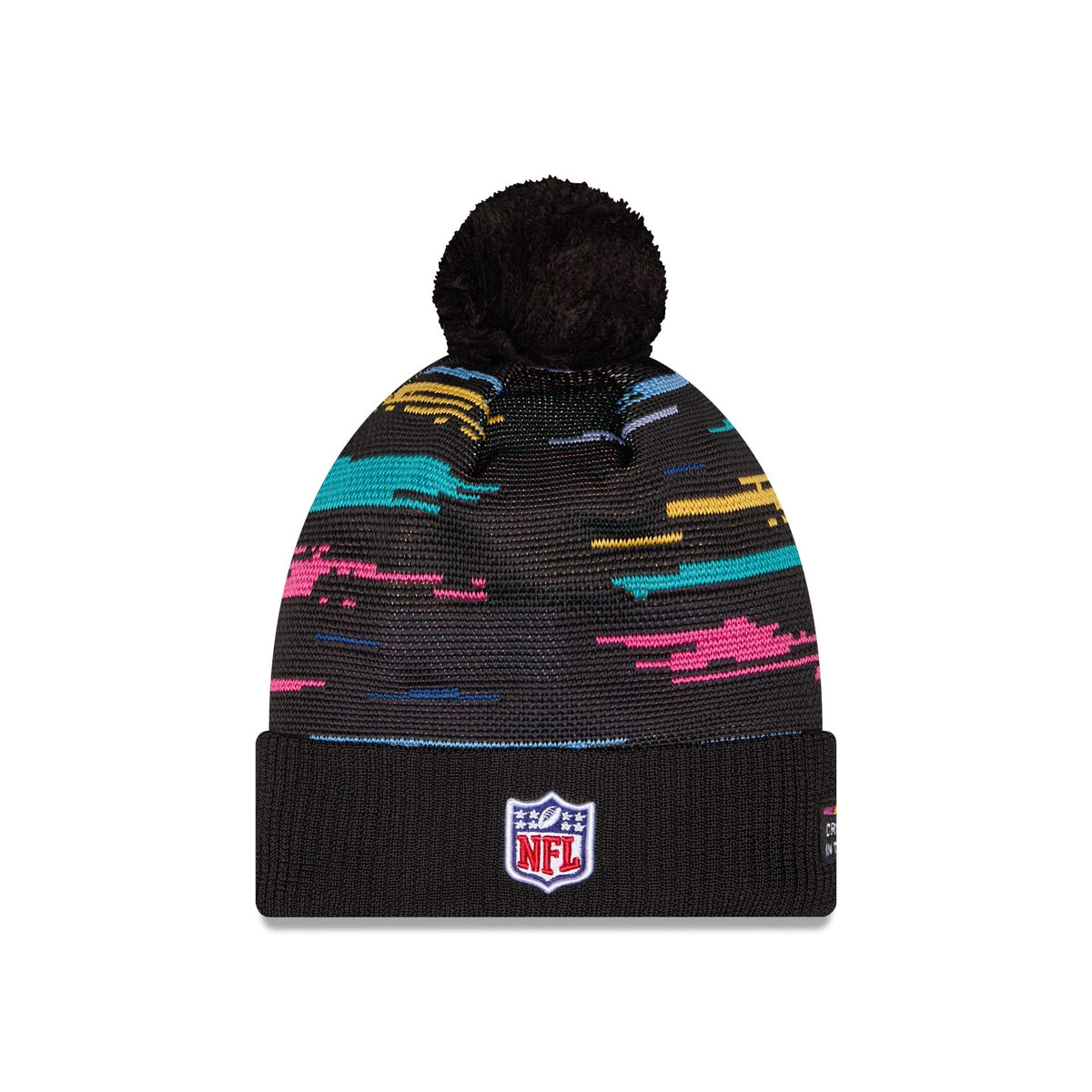 Baltimore Ravens 2026 Crucial Catch Pom Knit Hat