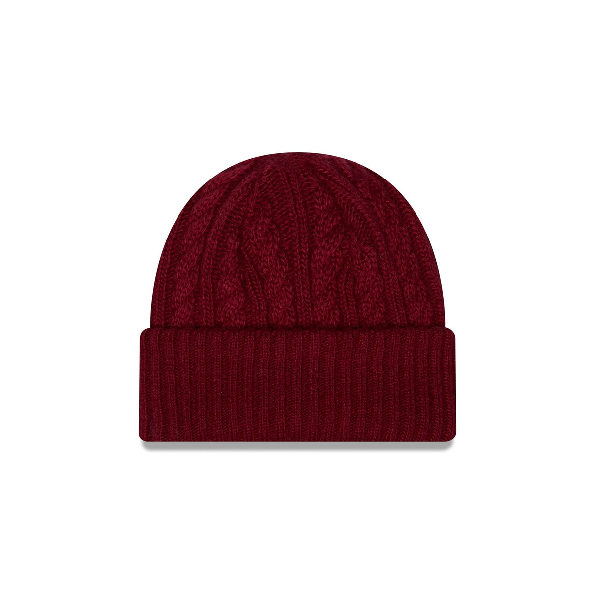 New Era Cap Woolen Cardinal Cable Knit Beanie Hat