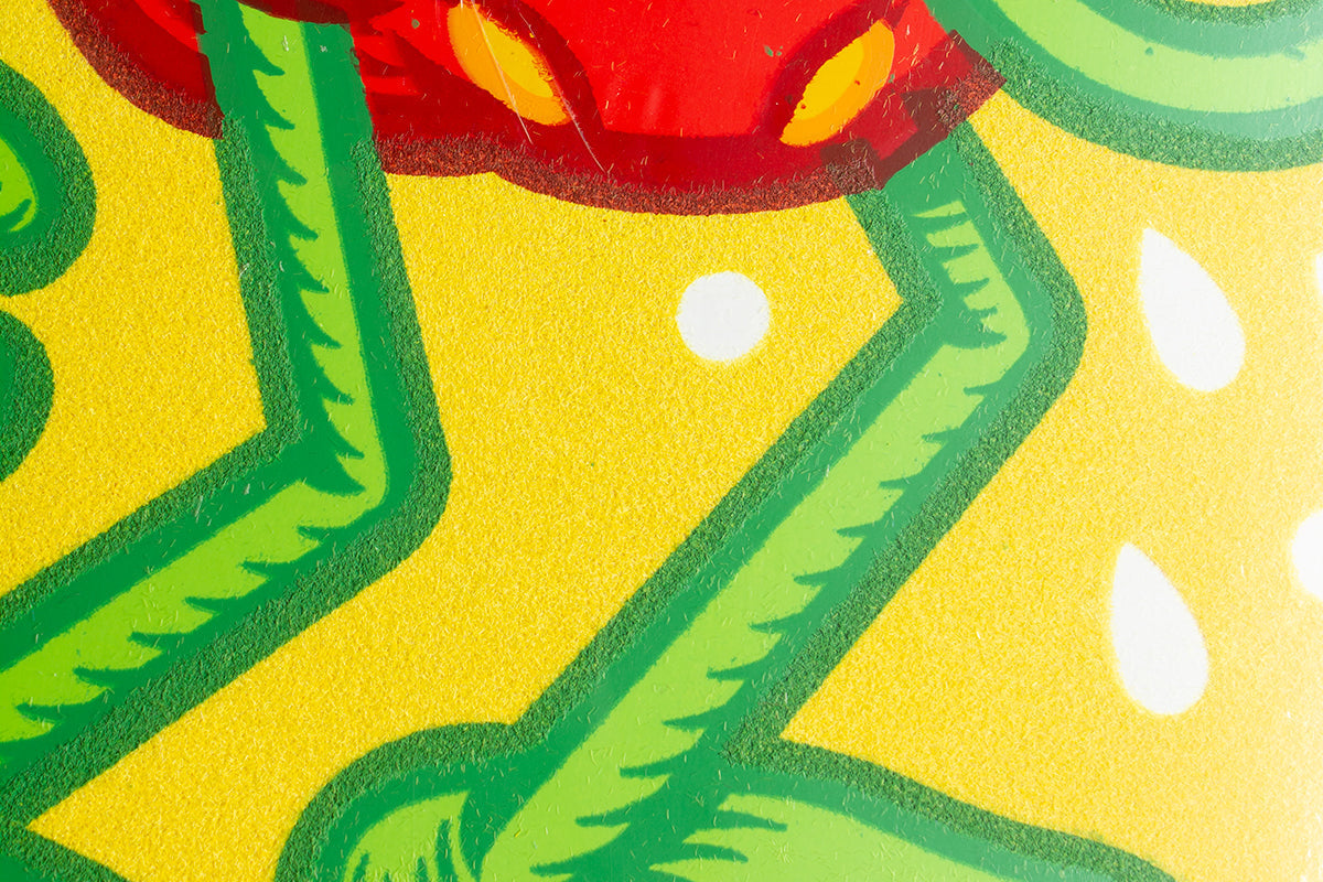 Strawberry Cough Flocked Yellow Deck 8.875"