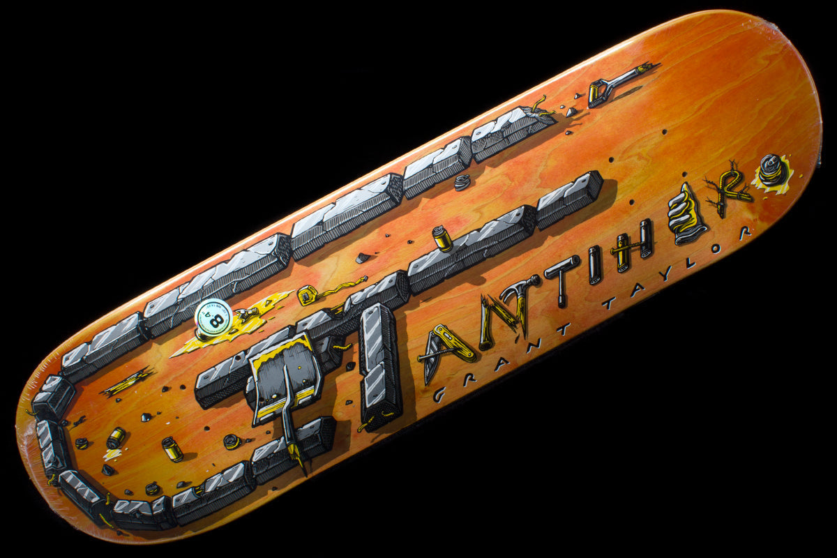 Taylor Debris Orange Deck - 8.4"