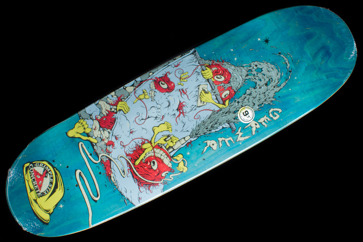 Gerwer Grimple Artwork Teal Deck - 9.12"