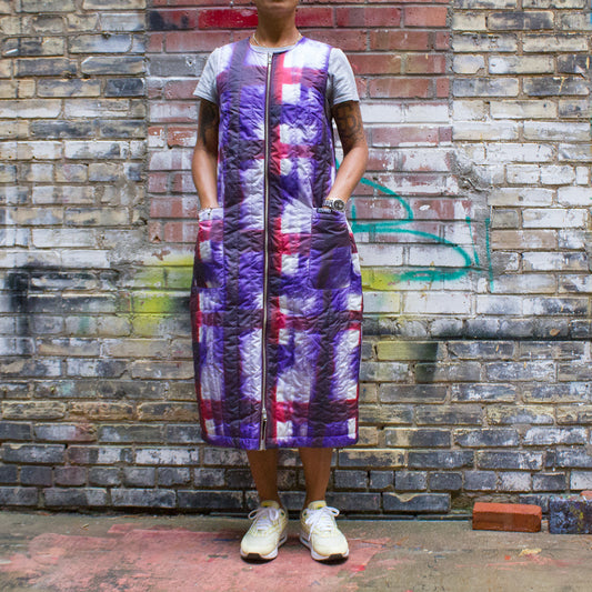 Women's Blurry Quilted Dress