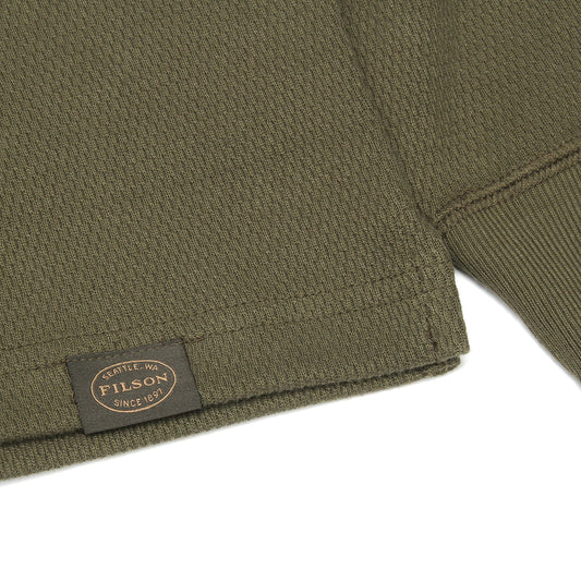 Waffle Knit Thermal Crewneck