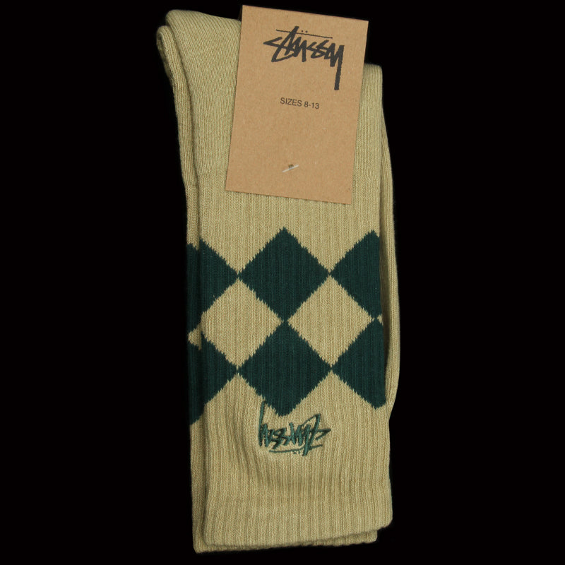 Argyle Jacquard Crew Socks