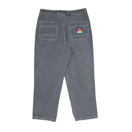 Washed Canvas Double Knee Pants
