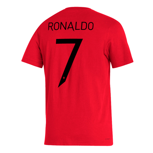 ADIDAS MANCHESTER UNITED RONALDO #7 PLAYER TEE