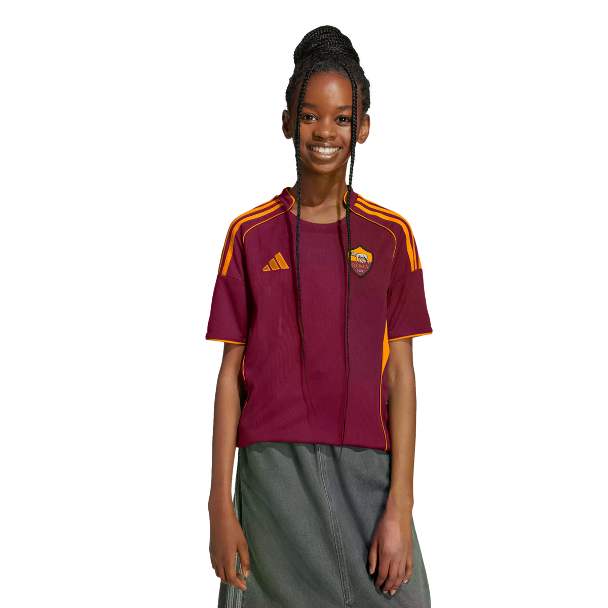 Adidas AS Roma 25/26 Youth Home Jersey