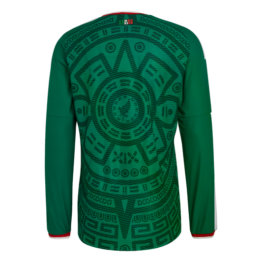Adidas Mexico 2026 Authentic Long Sleeve Home Jersey