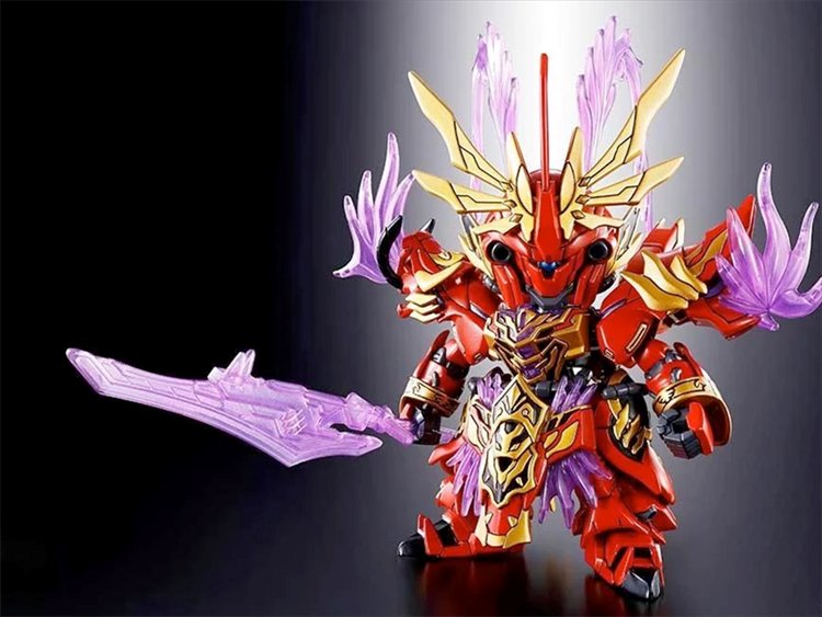 Gundam - SD Sangoku Lu Bu Sinanju and Red Hare Model Kit
