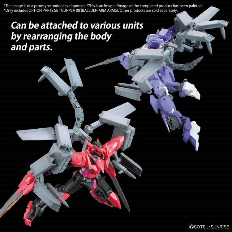 Gundam - Option Parts Set Gunpla 08 Ballden Arm Arms
