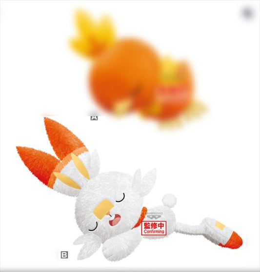 Pokemon - Scorbunny Sleeping 38cm Plush