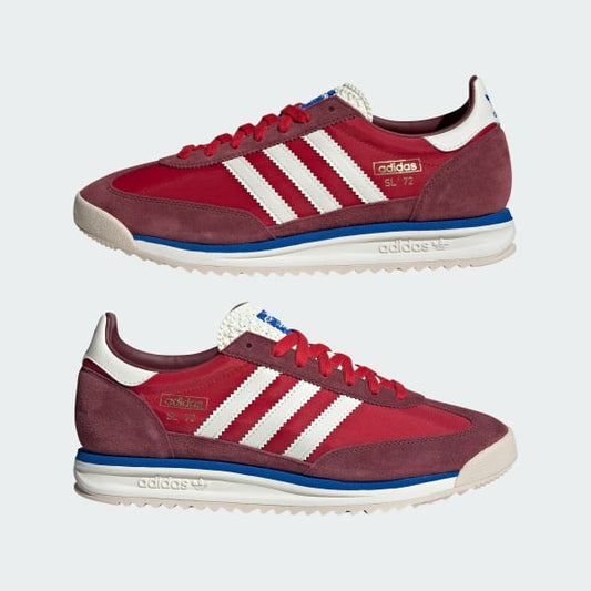 Adidas Men's Sl 72 Rs Shoes - Shadow Red / Off-White / Blue