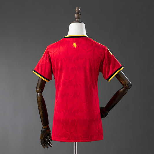 Women Belgium Home Jersey 2026 World Cup Football Kit Soccer Shirt