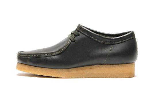 Wallabee Forest Green Leather