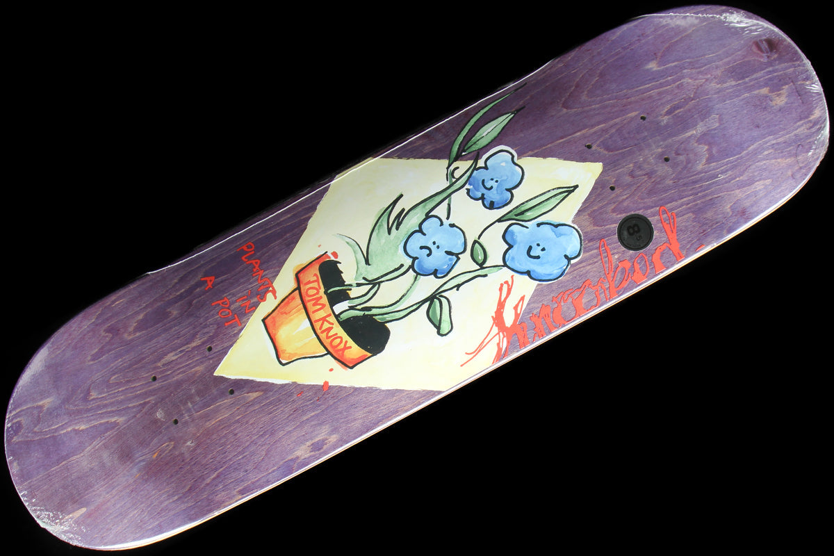 Knox - Blue Flowers Purple Deck 8.5"