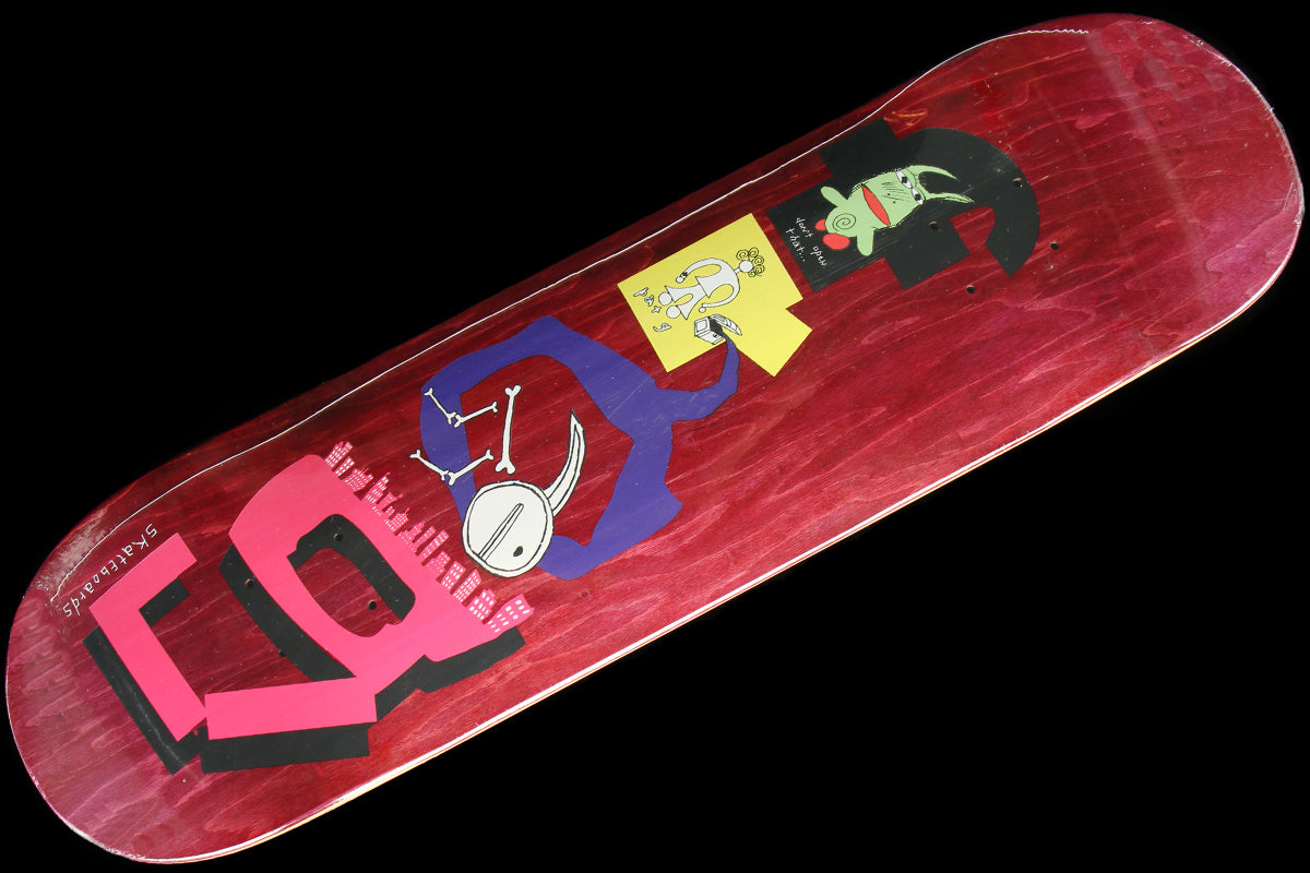 Pat G - Unleashed Burgundy Deck 8.38"