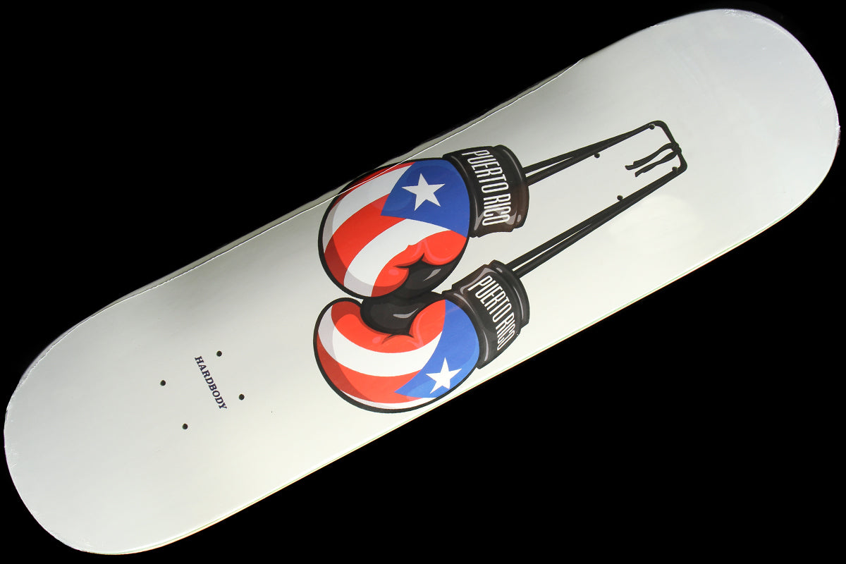 Puerto Rico Boxing Gloves Deck 8.25" (Long)
