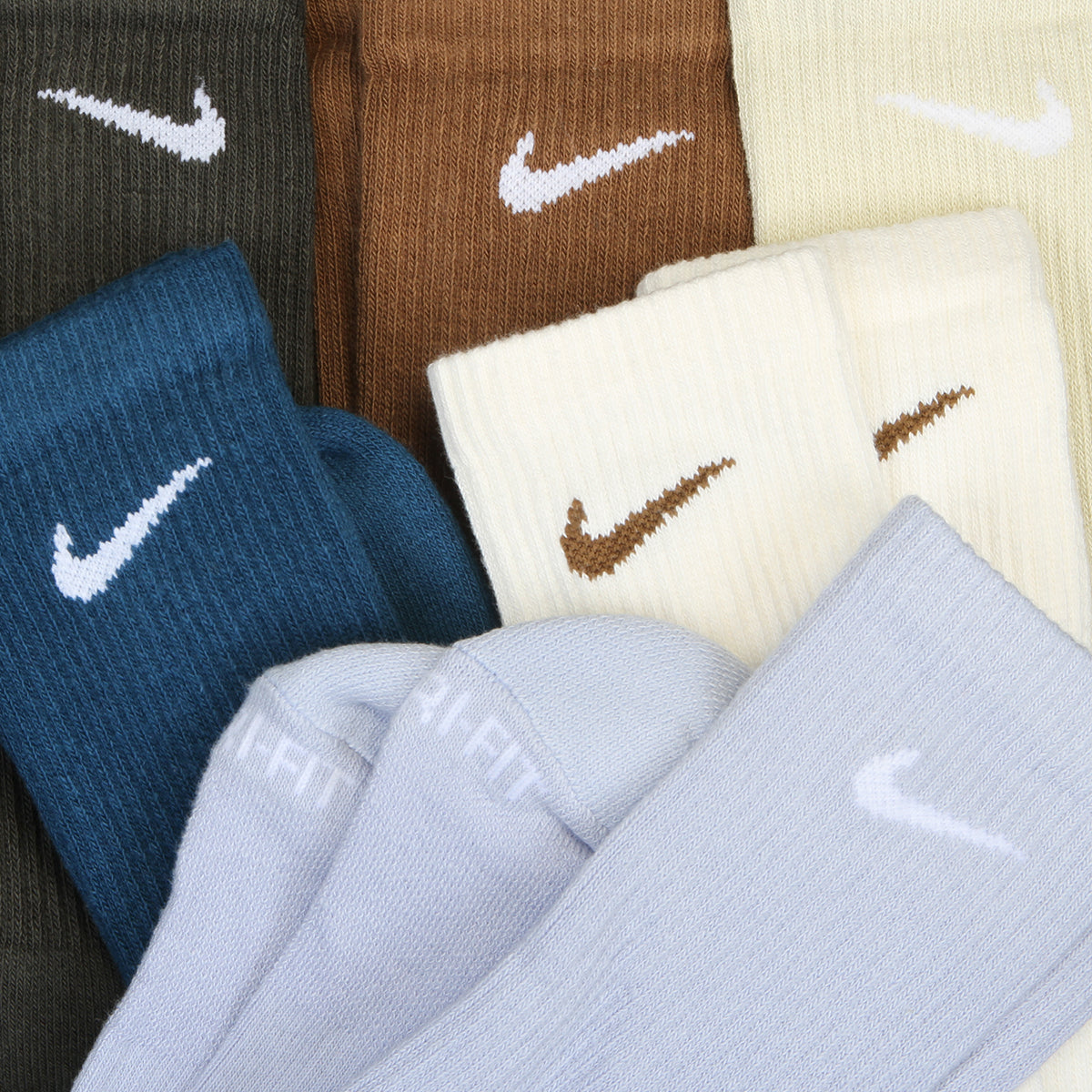 Everyday Plus Crew Socks - 6 Pack