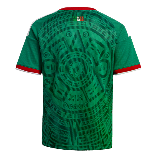 Adidas Kids' Mexico 2026 Home Jersey - Green
