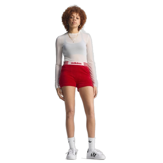 Adidas Women's Winterized Booty Shorts - Better Scarlet