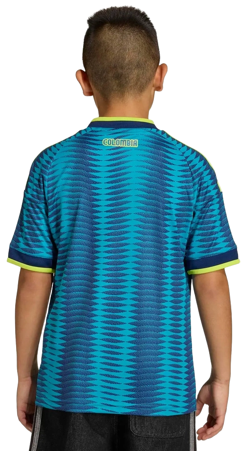 Adidas Kids' Colombia 26 Away Jersey Apparel - Mystery Petrol / Team Navy Blue 2