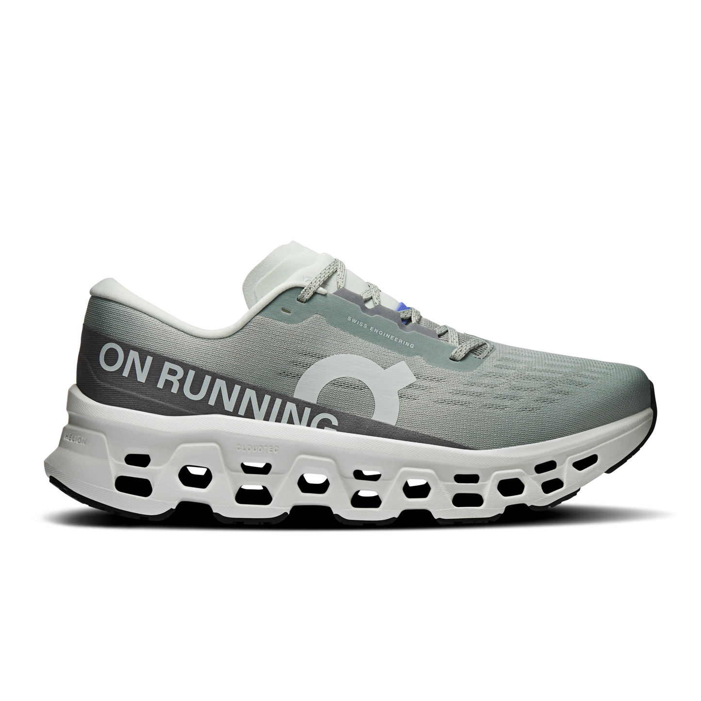 On Running Men's Cloudmonster 3 Shoes - Tin / Ivory