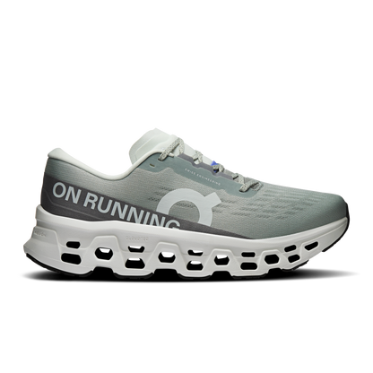 On Running Men's Cloudmonster 3 Shoes - Tin / Ivory