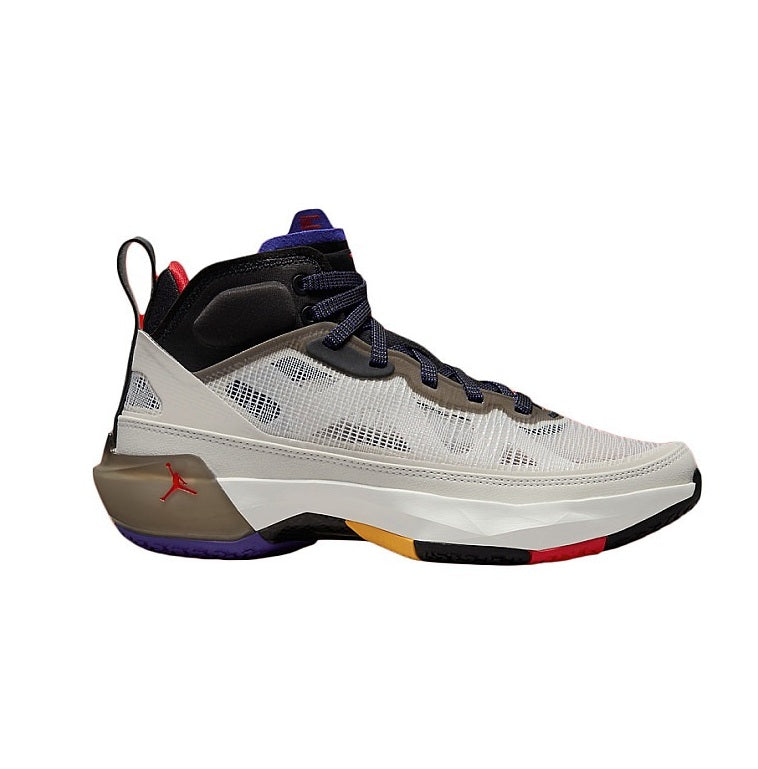 Nike Men's Air Jordan 37 Shoes - Light Bone / Fire Red / Dark Concord