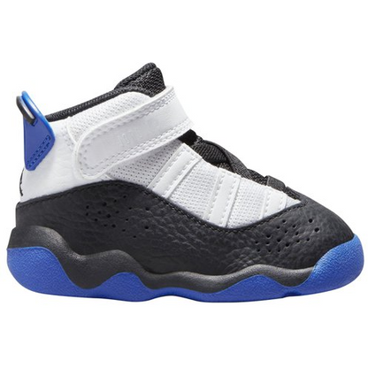 Kids' Jordan 6 Rings TD Shoes - White / Black / Game Royal