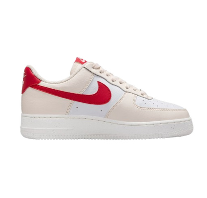 Nike Women's Air Force 1 '07 Next Nature Shoes - Pale Ivory / Sail / University Red